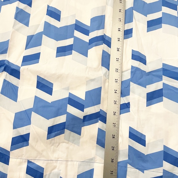 NWT ANTHROPOLOGIE Blue Peter Som Cressida Henley Geometric Tunic Dress M… - Picture 8 of 8